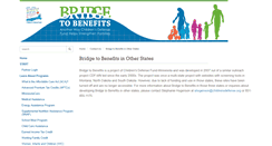 Desktop Screenshot of nd.bridgetobenefits.org
